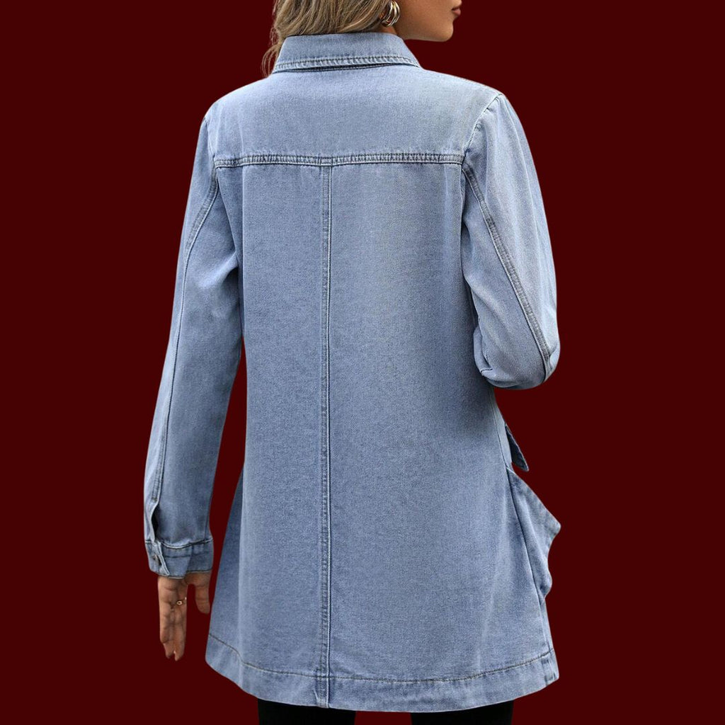 Ebba – En sofistikerad denimjacka i längre modell