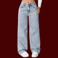 Karin – Vida jeans med trendig ljus tvätt