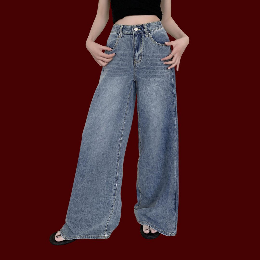 Saga – Trendiga vida jeans med hög midja