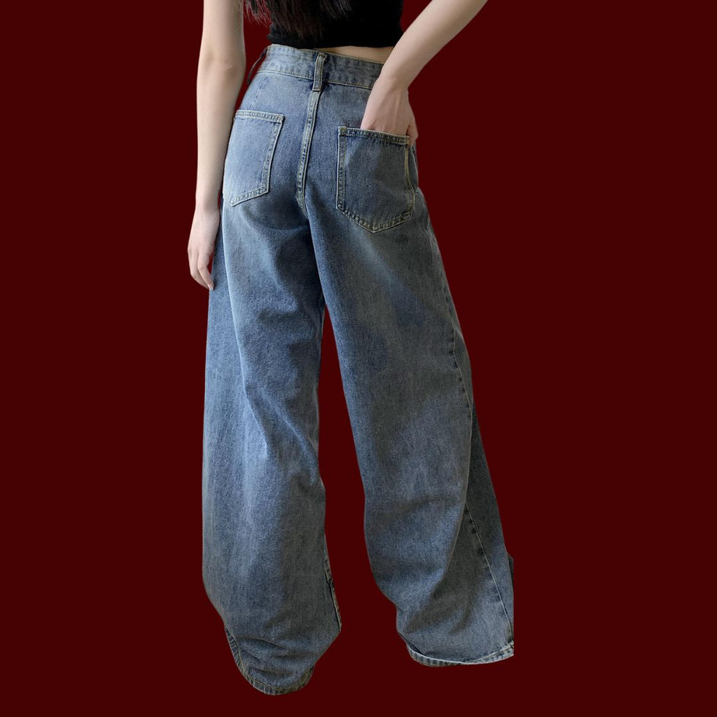 Saga – Trendiga vida jeans med hög midja